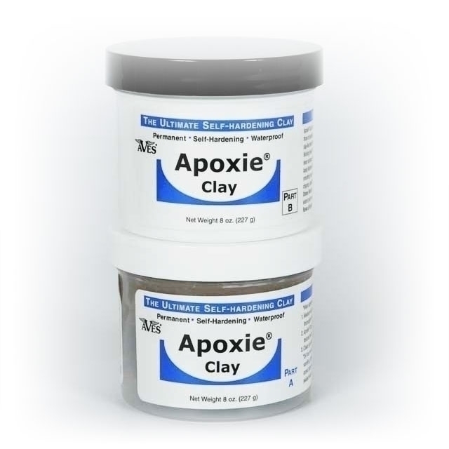 White Epoxy Clay by Aves Apoxie Clay 1/4 Lb